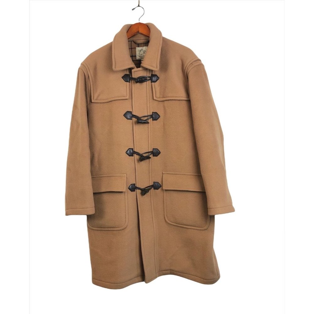 Brooks Brothers Men's Wool Duffle Coat Size Large